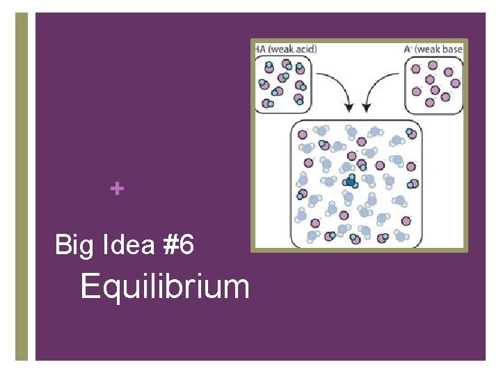 + Big Idea #6 Equilibrium 