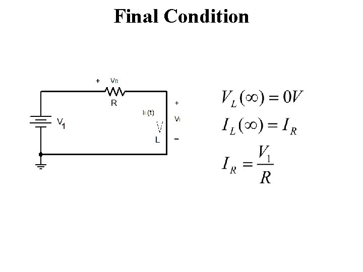 Final Condition 