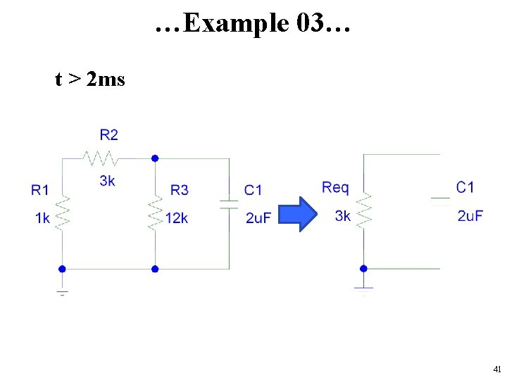 …Example 03… t > 2 ms 41 