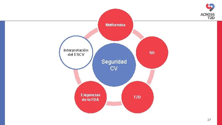 Metformina Interpretación del ESCV SU Seguridad CV Exigencias de la FDA TZD 27 