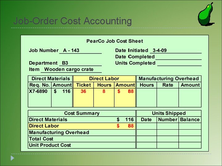 Job-Order Cost Accounting Job-Order Cost Accounting