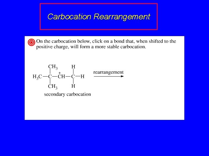 Carbocation Rearrangement 