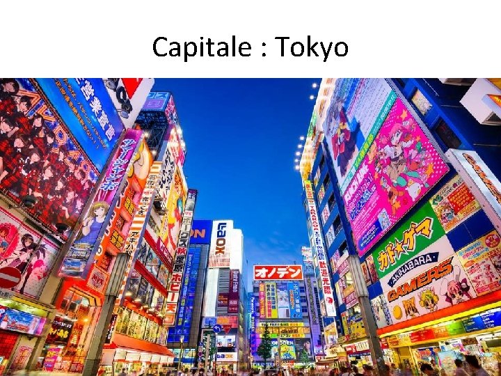 Capitale : Tokyo 