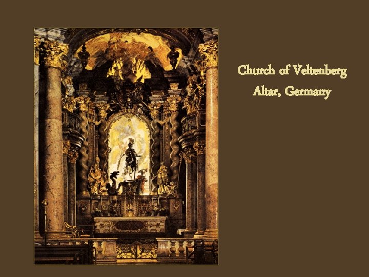 Church of Veltenberg Altar, Germany 