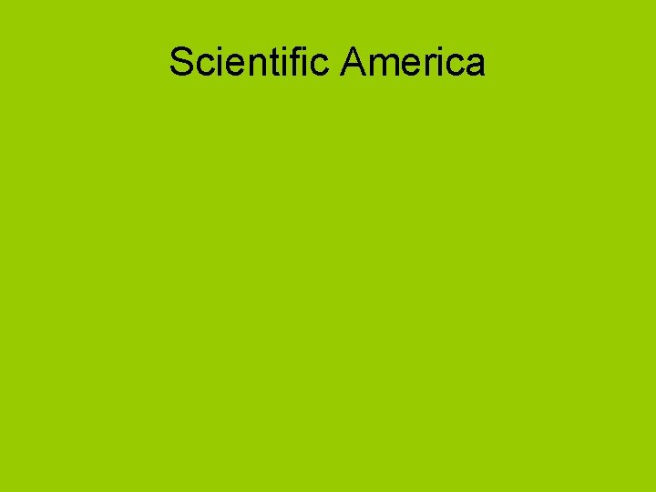 Scientific America 