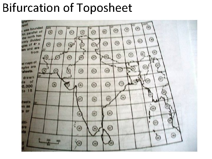 Bifurcation of Toposheet 