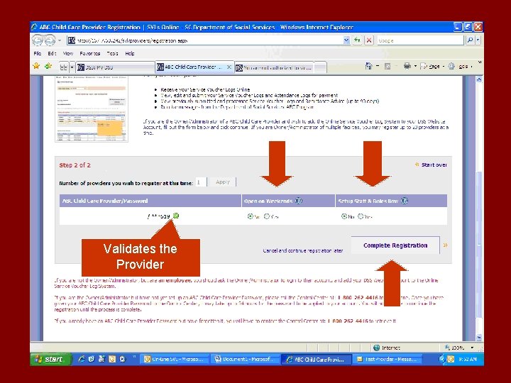 3 Validates the Provider 
