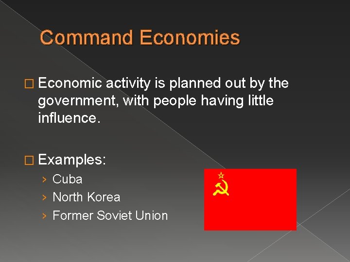 Intro to Business Unit 1 Economic Systems Three