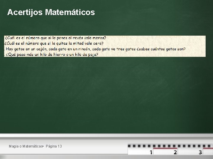 Acertijos Matemáticos Magia o Matemáticas Página 13 