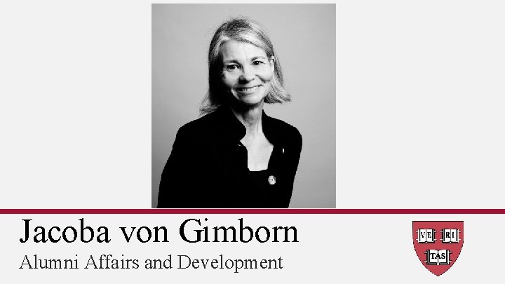 Jacoba von Gimborn Alumni Affairs and Development 