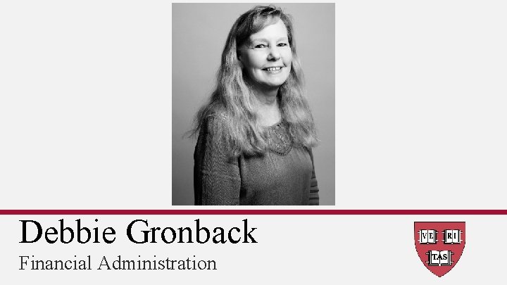 Debbie Gronback Financial Administration 