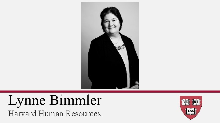 Lynne Bimmler Harvard Human Resources 