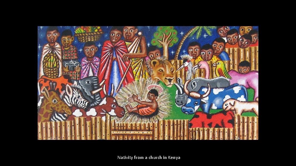 Nativity from a church in Kenya 