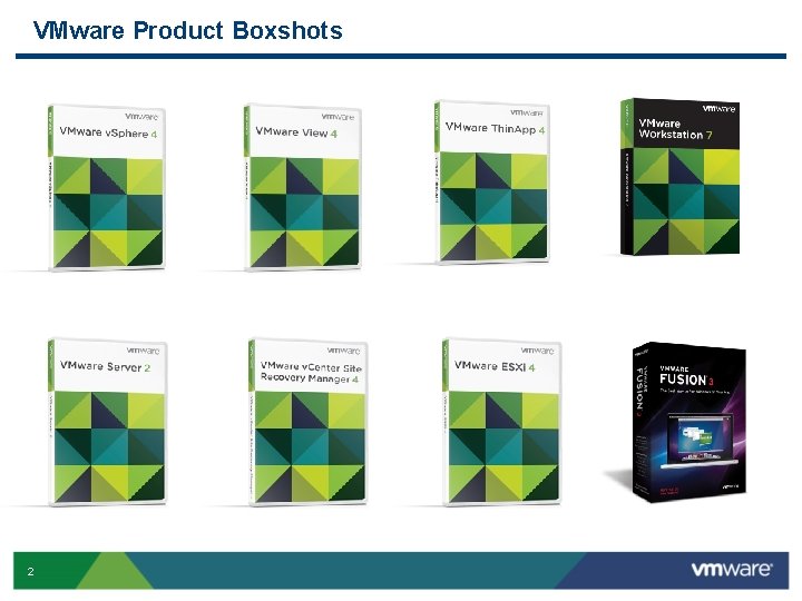 VMware Product Boxshots 2 