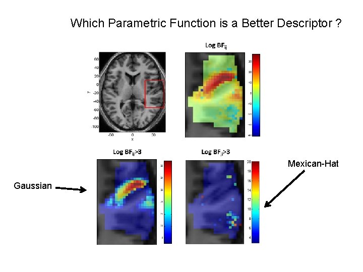 Which Parametric Function is a Better Descriptor ? Mexican-Hat Gaussian 