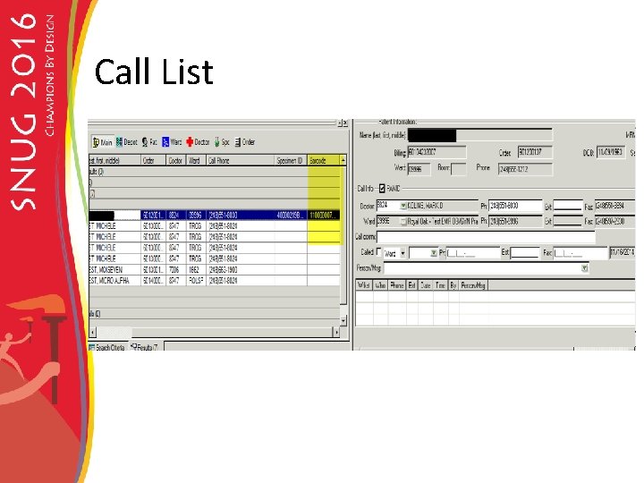 Call List 