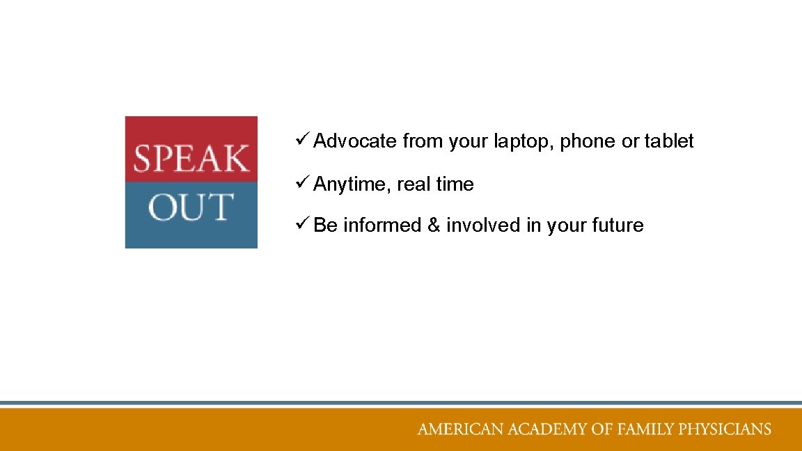 ü Advocate from your laptop, phone or tablet ü Anytime, real time ü Be