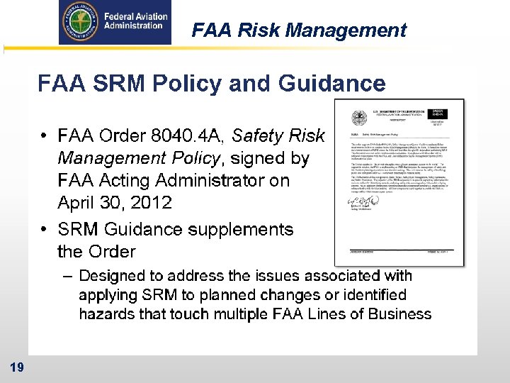FAA Risk Management 19 
