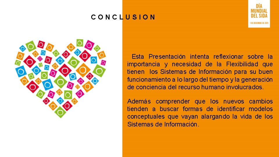 CONCLUSION Esta Presentación intenta reflexionar sobre la importancia y necesidad de la Flexibilidad que