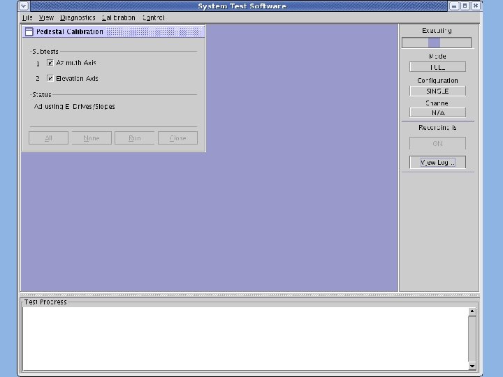 Adjusting El Drives/Slopes 