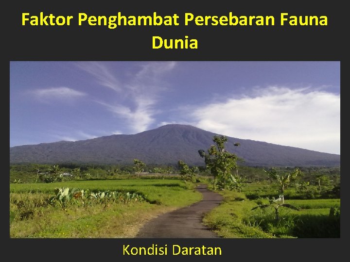 Faktor Penghambat Persebaran Fauna Dunia Kondisi Daratan 