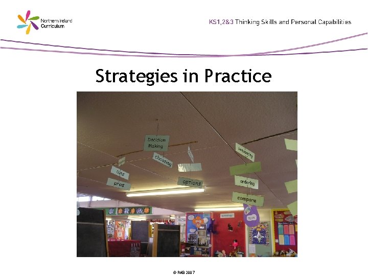 Strategies in Practice © PMB 2007 Strategies in Practice © PMB 2007