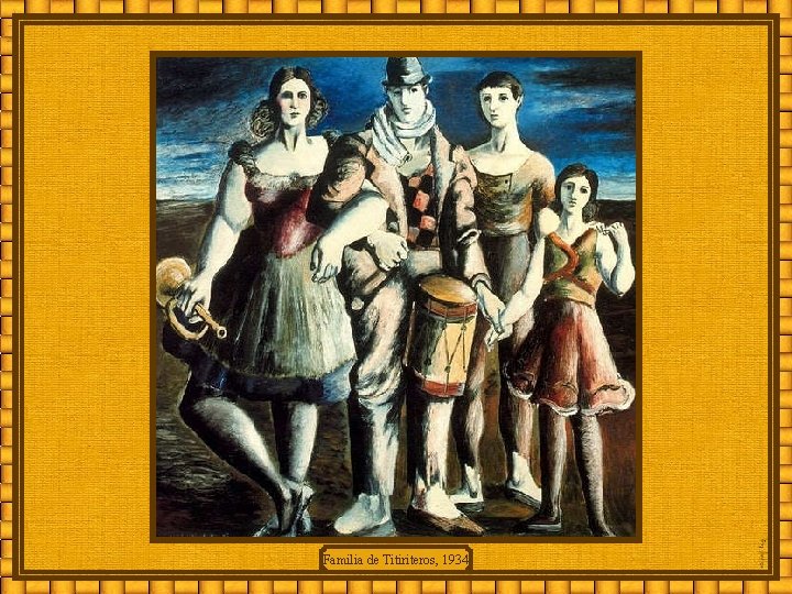 Familia de Titiriteros, 1934 