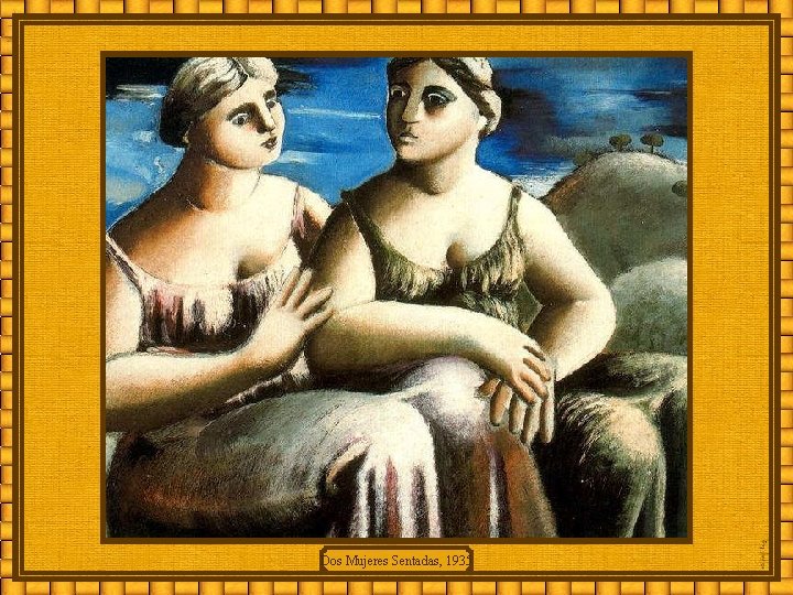Dos Mujeres Sentadas, 1935 