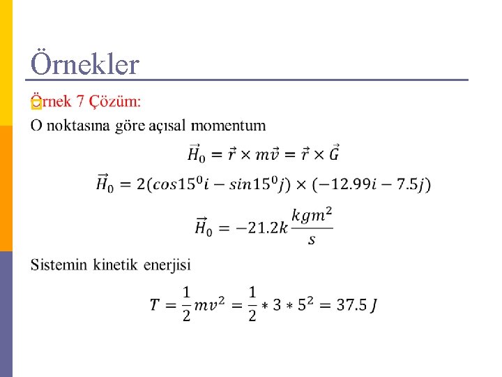 Örnekler p 