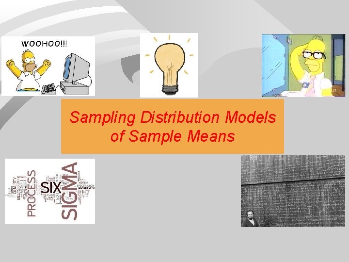 Sampling Distribution Models of Sample Means 