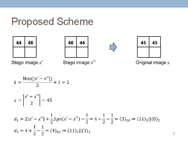 Proposed Scheme 44 46 46 45 44 45 7 