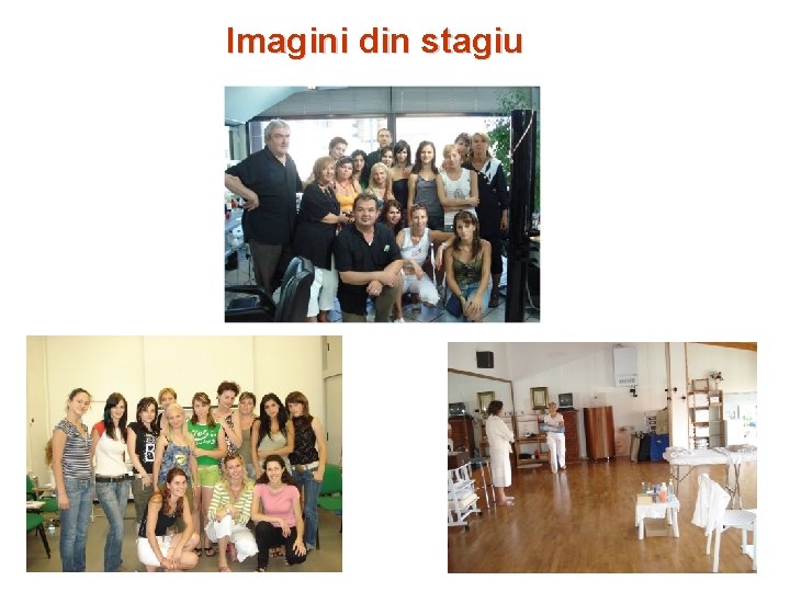 Imagini din stagiu 