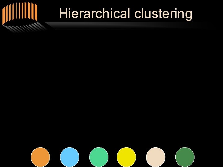 Hierarchical clustering 