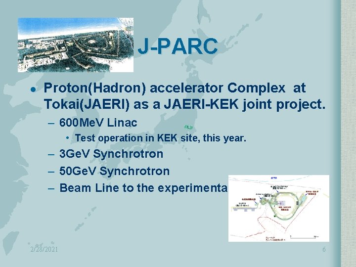 J-PARC l Proton(Hadron) accelerator Complex at Tokai(JAERI) as a JAERI-KEK joint project. – 600