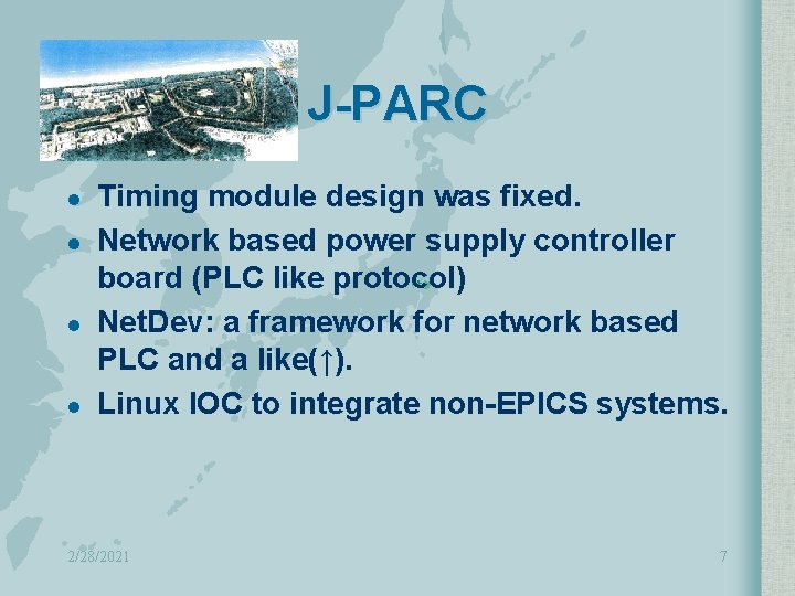 J-PARC l l Timing module design was fixed. Network based power supply controller board