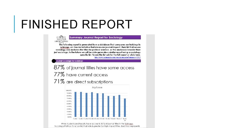 FINISHED REPORT 