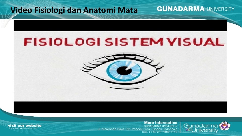 Video Fisiologi dan Anatomi Mata 