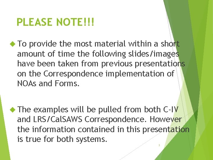 PLEASE NOTE!!! To provide the most material within a short amount of time the