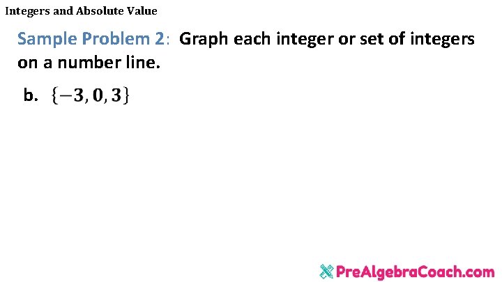Integers and Absolute Value Unit 1 Lesson 5