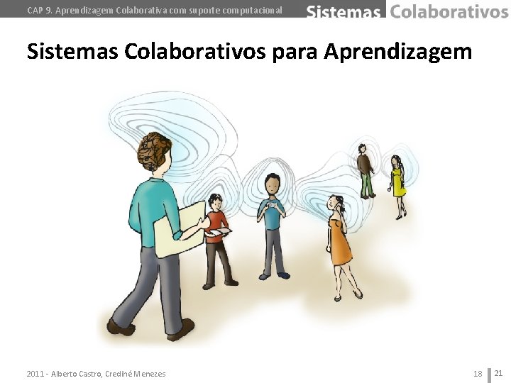 CAP 9. Aprendizagem Colaborativa com suporte computacional Sistemas Colaborativos para Aprendizagem 2011 - Alberto