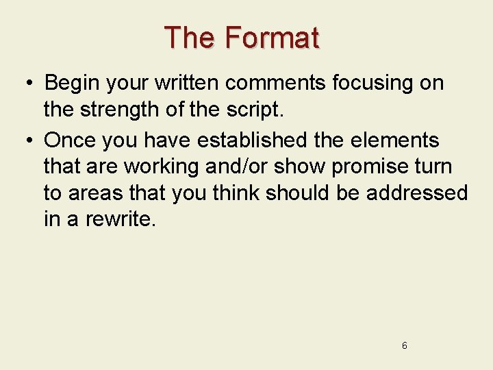 Lecture 10 The Art of Constructive Feedback Breakfast