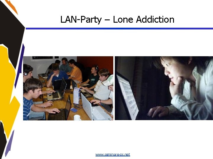 LAN-Party – Lone Addiction www. seminare-ps. net 