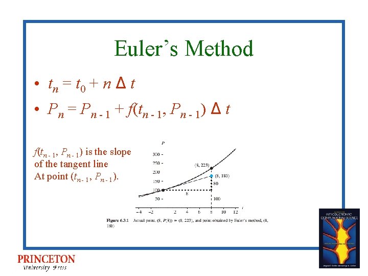Euler’s Method • tn = t 0 + n Δ t • Pn =