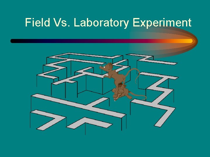 Field Vs. Laboratory Experiment 