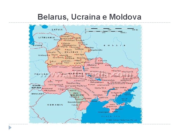 Belarus, Ucraina e Moldova 