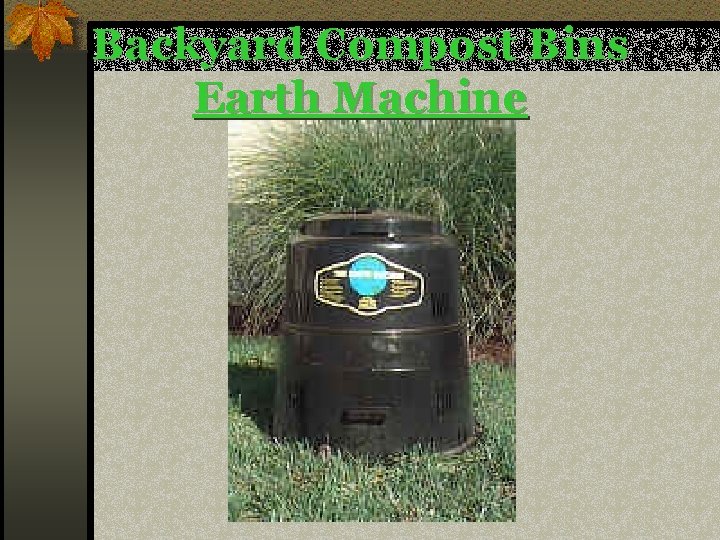 Backyard Compost Bins Earth Machine 