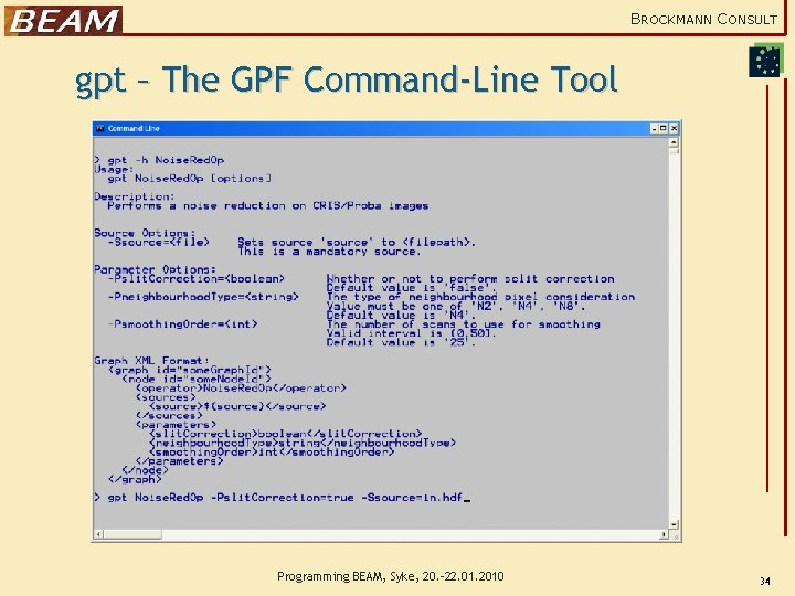 BROCKMANN CONSULT gpt – The GPF Command-Line Tool Programming BEAM, Syke, 20. -22. 01.