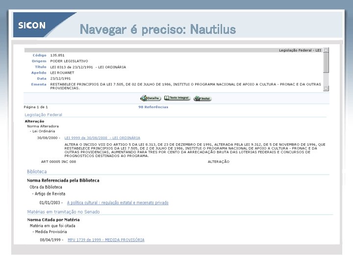 Navegar é preciso: Nautilus 