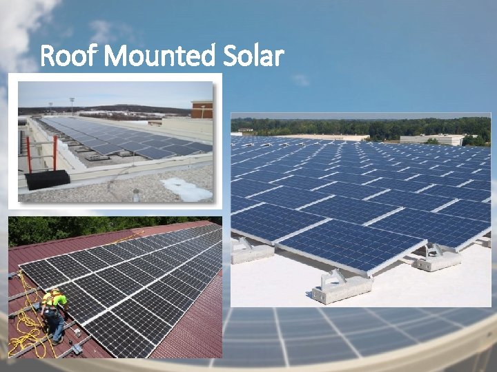 Roof Mounted Solar 