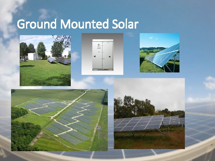 Ground Mounted Solar 